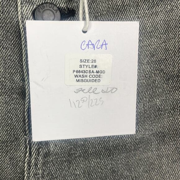 New! Pistola Cara High Rise Vintage Skinny Misguided Button Up Jeans Women's 26 - Picture 5 of 14